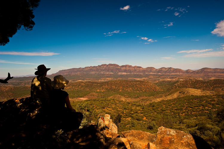 View over the majestic Flinders Ranges, Arkaba Station, South Australia