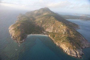 Flying over to Lizard Island on the Great Barrier Reef