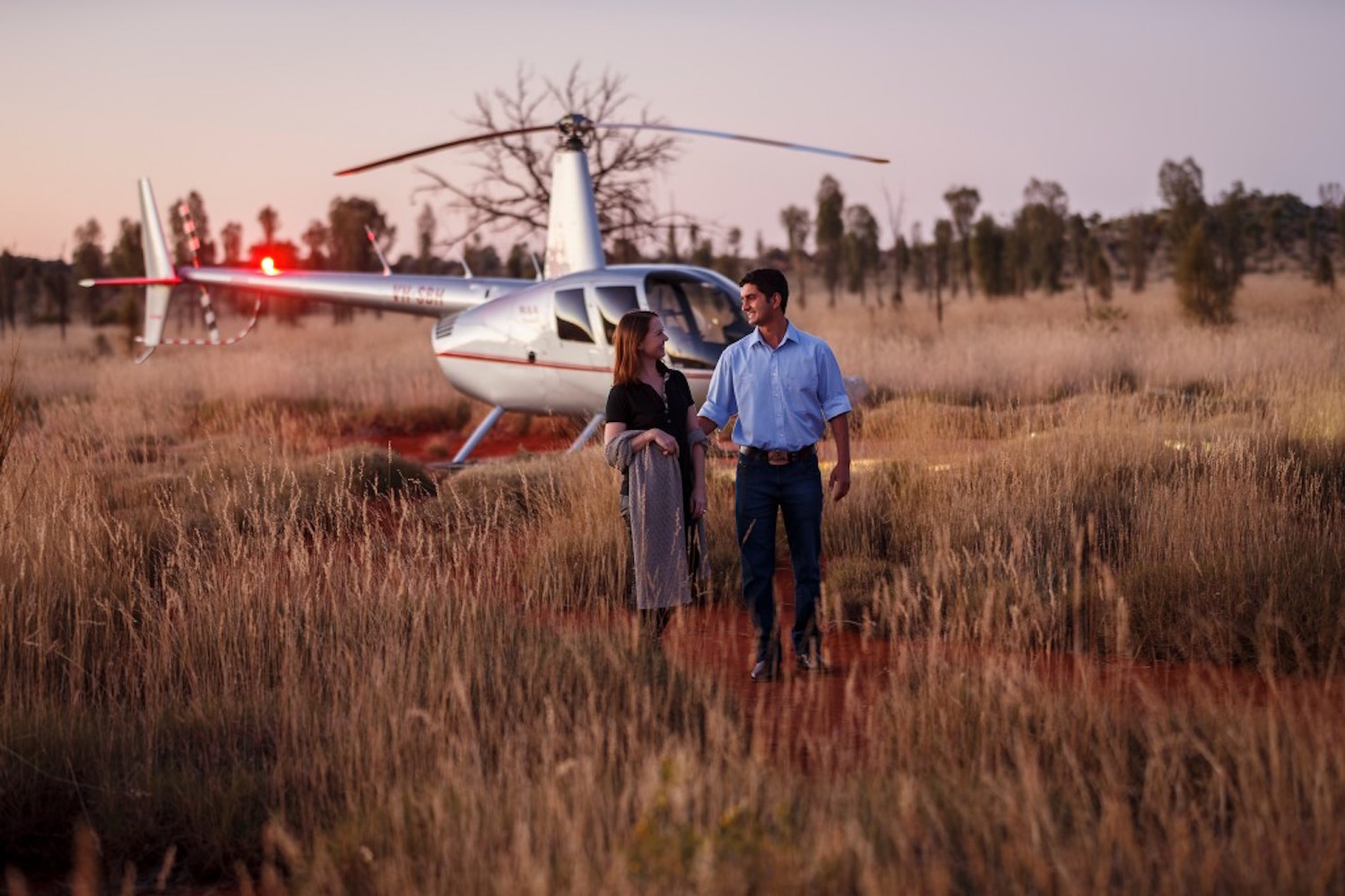 One of the unique and exclusive Australian experiences is the Longitude 131 Uluru helicopter experience