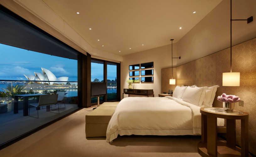View the Opera House from your suite at the Park Hyatt, Sydney
