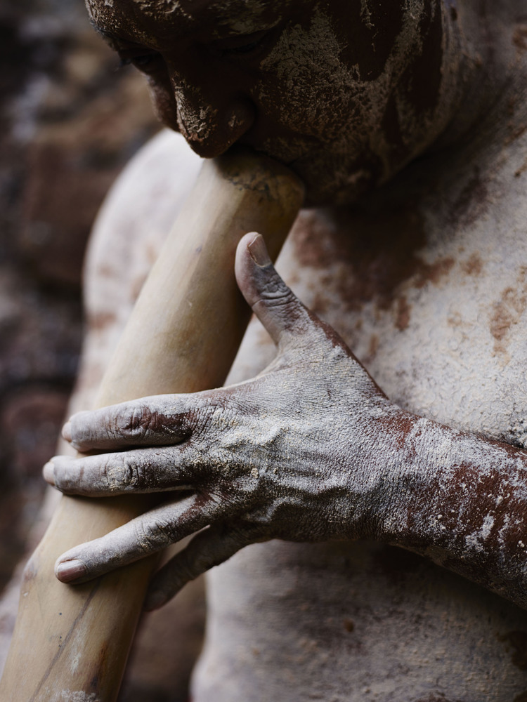 An Elder - part of an Aboriginal cultural experience near Pretty Beach House, Bouddi Peninsula 