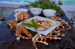 Dine on freshly caught seafood at Haggerstone Island