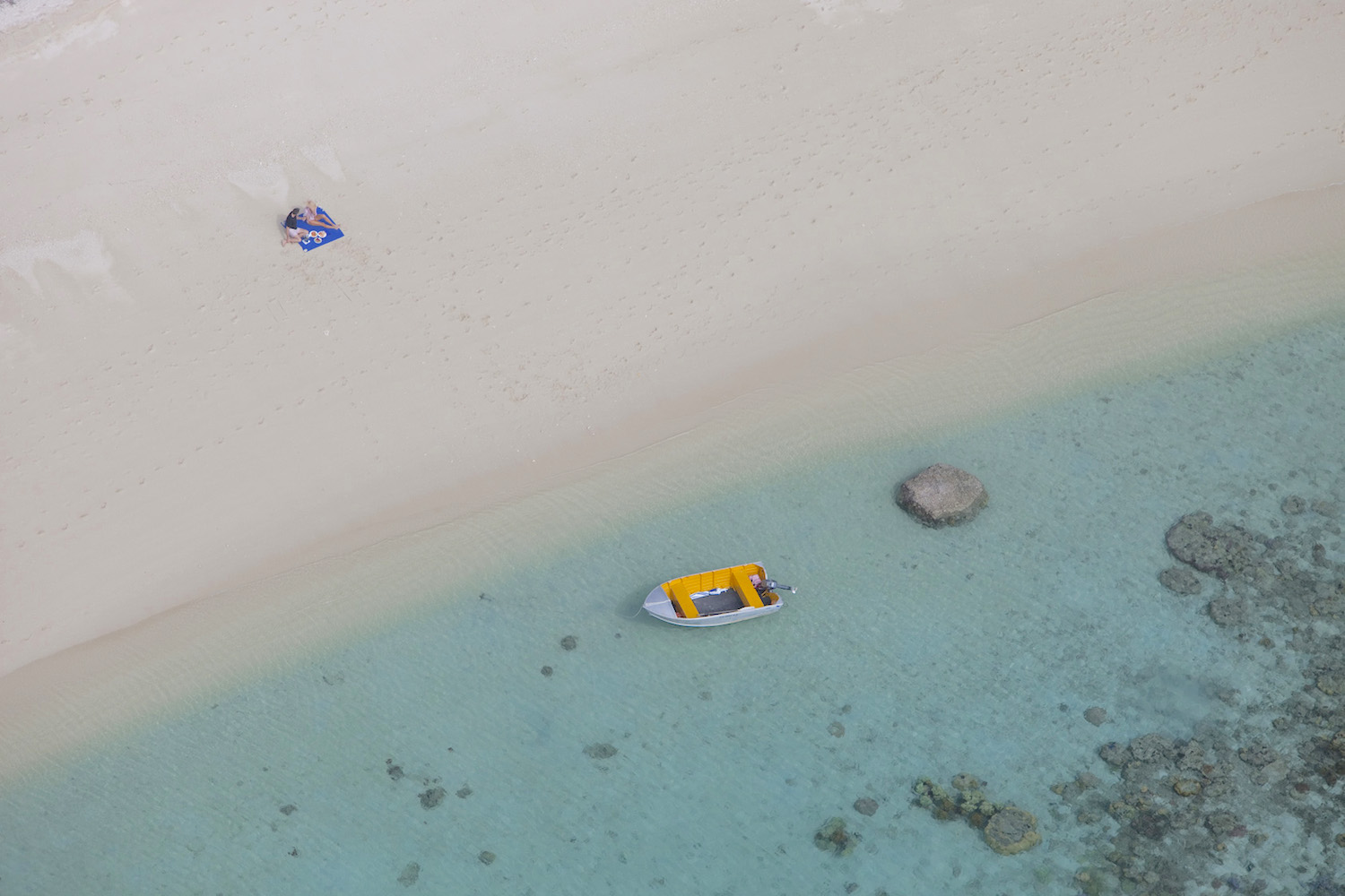 One of the unique and exclusive Australian experiences is having a picnic on a private beach at Lizard Island, Great Barrier Reef