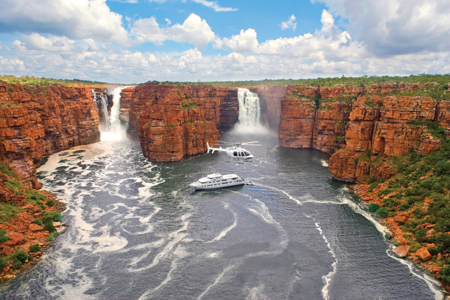 One of the unique and exclusive Australian experiences is a cruise with True North along the Kimberley Coast