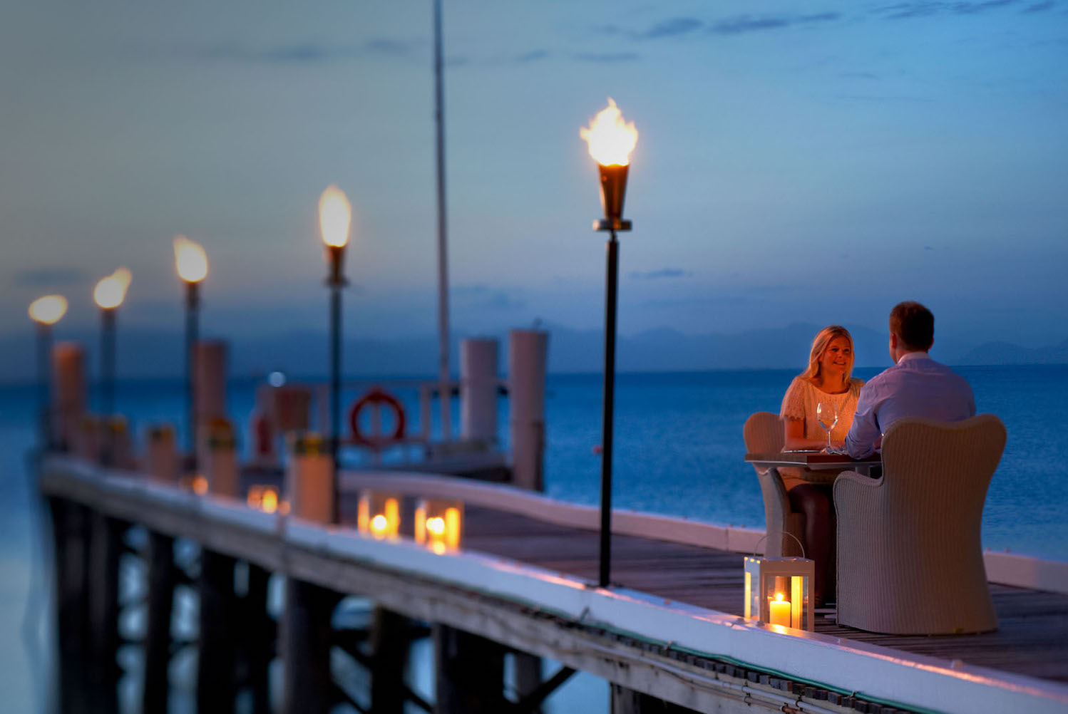 One of the unique and exclusive Australian experiences is Dining with the tides at Orpheus Island