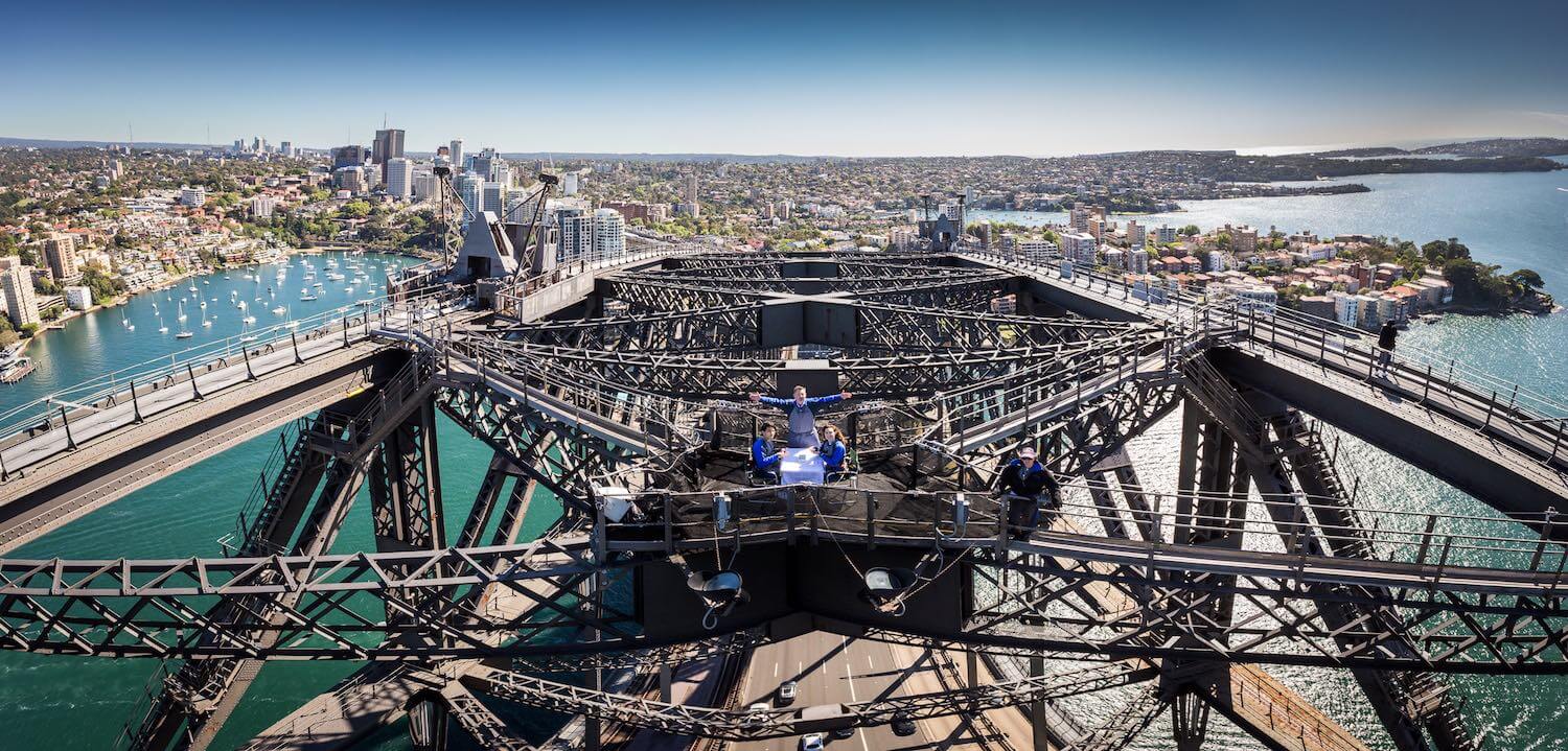 Dining in the sky with BridgeClimb